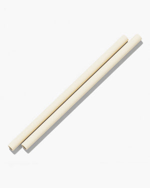 Bink Silicone Straws (2 Pack) - Cream