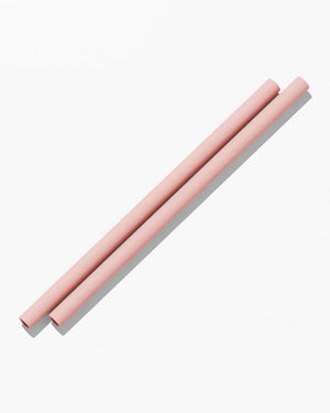 Bink Silicone Straws (2 Pack) - Rose