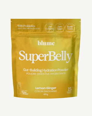 Blume SuperBelly Gut-Building Hydration Powder - Lemon Ginger