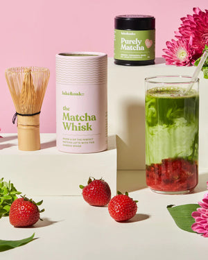 Lake & Oak Bamboo Matcha Whisk Lifestyle