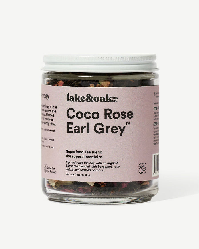 Lake & Oak Organic Coco Rose Earl Grey Tea