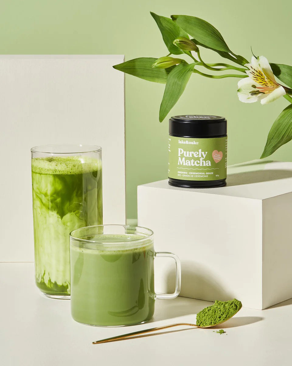 Lake & Oak Organic Purely Matcha Tin