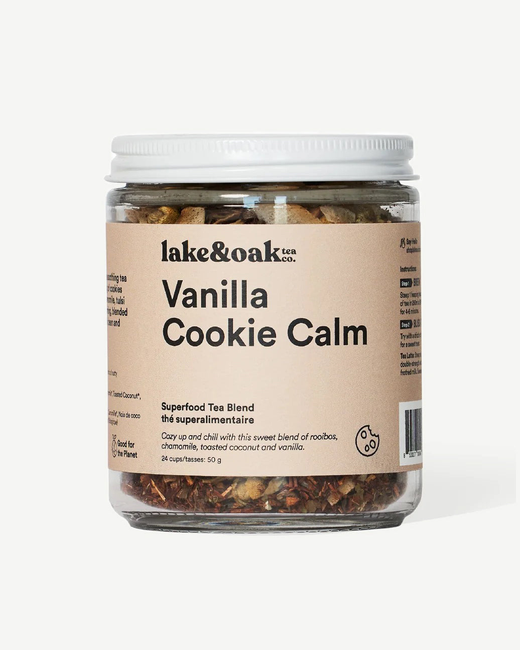 Lake & Oak Organic Vanilla Cookie Calm Tea