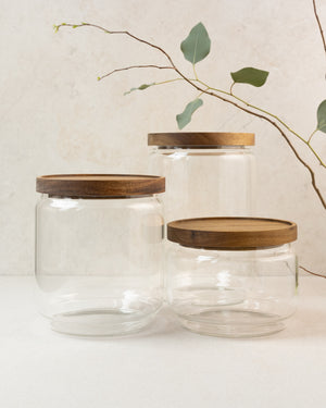 Jumbo Glass Canister Sets