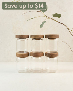 Mini Glass Canister Sets