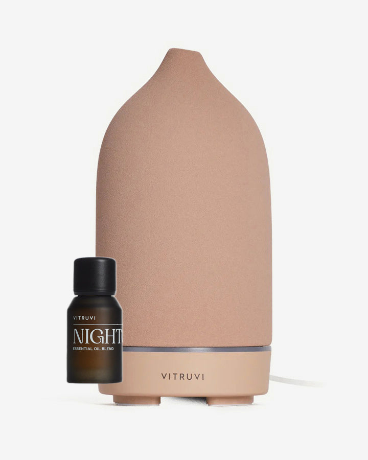 Vitruvi Stone Essential Oil Diffuser - Suede