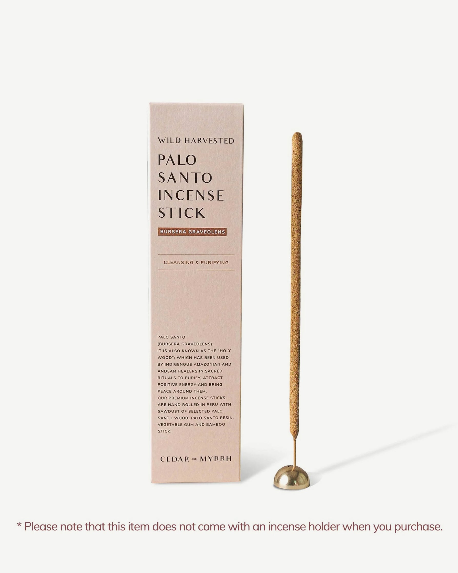 Palo Santo Hand-Rolled Incense Sticks - 7 Sticks