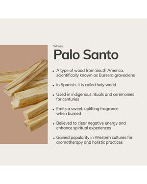 Palo Santo Hand-Rolled Incense Sticks - 7 Sticks