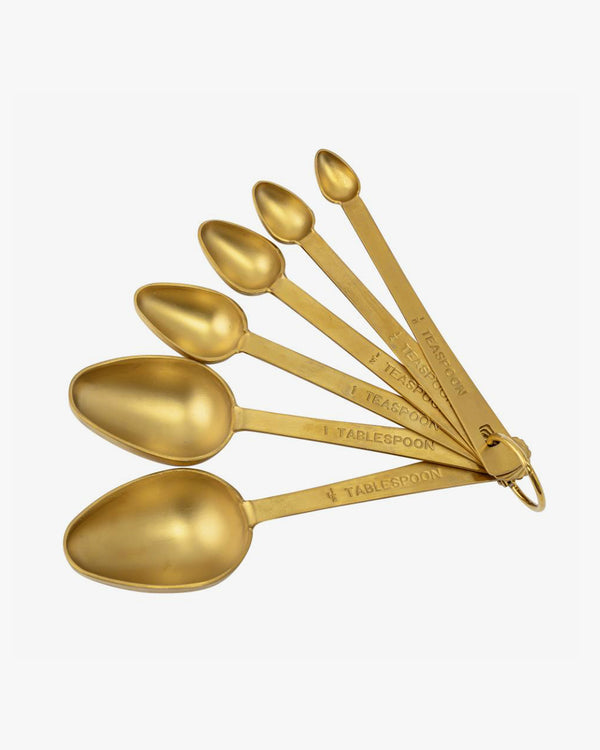 KITCHEN BASICS Measuring Spoons 4/ST Gold – Hunt and Gather gifts